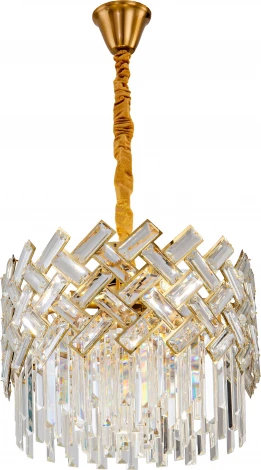 Подвесная люстра Zortes Dia ZRS.01277.06 (220V, хрусталь, на цепи, круглые, IP21)