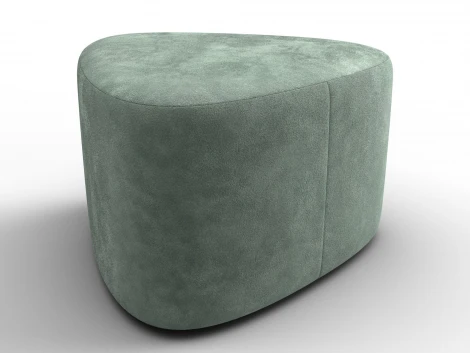 Пуф 004 (ДСП,Фанера/Пластик/Велюр/Зеленый) Лига Диванов 132502