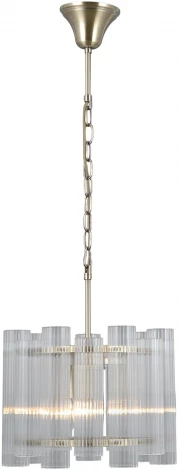 Подвесная люстра ILLUMICO IL0686-3PSQ-24 AB LYRA (220V, хрусталь, на цепи)