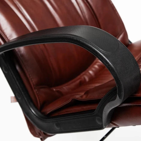 Кресло DAVOS кож/зам, коричневый, 2 TONE Tetchair 10205