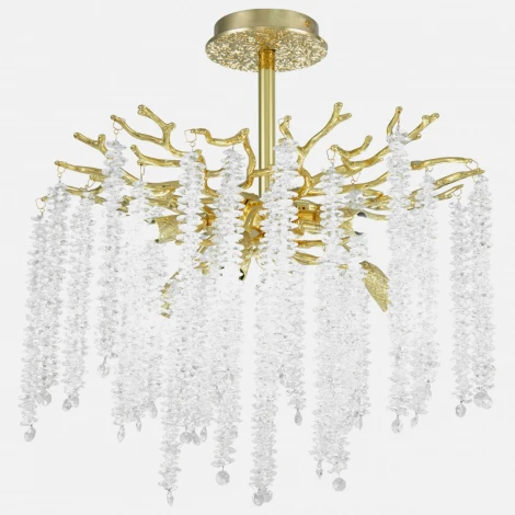 Потолочная люстра хрустальная на штанге Arte Milano Milano-1 23111.460.6.E14.A GD (220V)