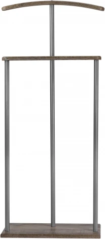 Вешалка костюмная Дэви 1 металлик/дуб крымский состаренный от фабрики Mebelik