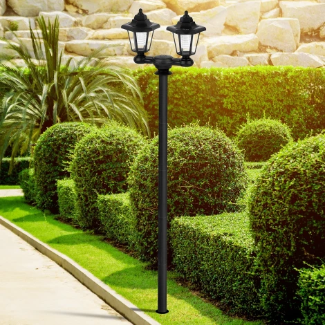 Наземный фонарь светодиодный на солнечных батареях ЭРА ERASV01-01