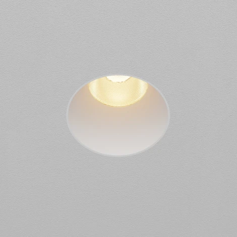 Встраиваемый светильник под гипсокартон Maytoni Dip DL122-15W-2.7K-TRS-W (LED, 220V, круглые)