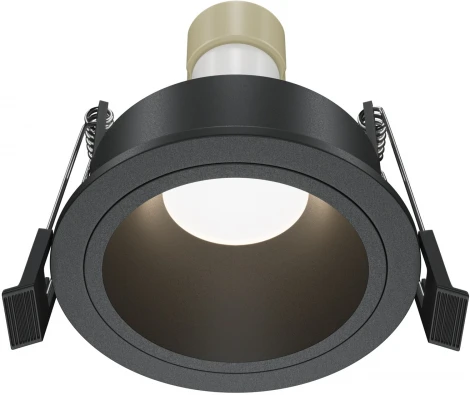 Встраиваемый светильник IP54 Maytoni Share DL126-GU10-B (220V, круглые)