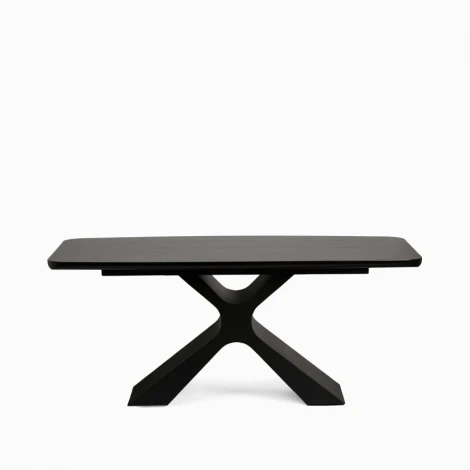 Обеденный стол Argo 180х90 COSMO RED арт.S-PLX.14-180x90-N-Ven-VNG(Ven)-typeM-ArcR100 40 мм