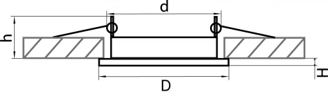 Встраиваемый светильник Lightstar Tensio 212117 (220V, круглые)