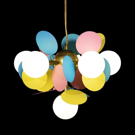 Подвесная люстра Loft IT Matisse 10008/6 mult (для детской, 220V, на тросе, шарики)