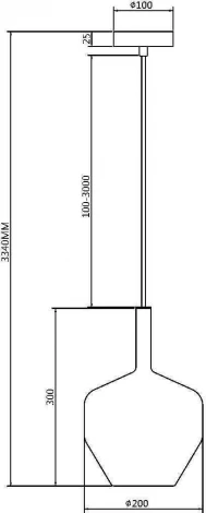 Подвесной светильник Maytoni Duality MOD271PL-01B5 (220V, на проводе)
