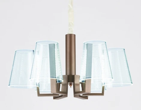 Подвесная люстра Ambrella Acrylica AK4025 (регулировка яркости, LED, 220V, пульт управления, управление смартфоном, умный дом - PC.Lamper, на цепи)