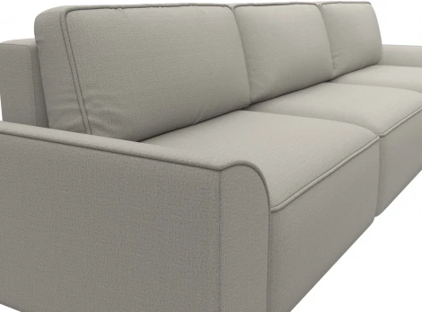 Диван угловой Лига-048 НПБ лонг Лига Диванов (Рогожка) арт.128484