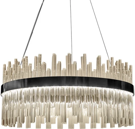 Подвесная люстра L'Arte Luce Mayfair L43008.35 (LED, 220V, хрусталь K9, на тросе, круглые)