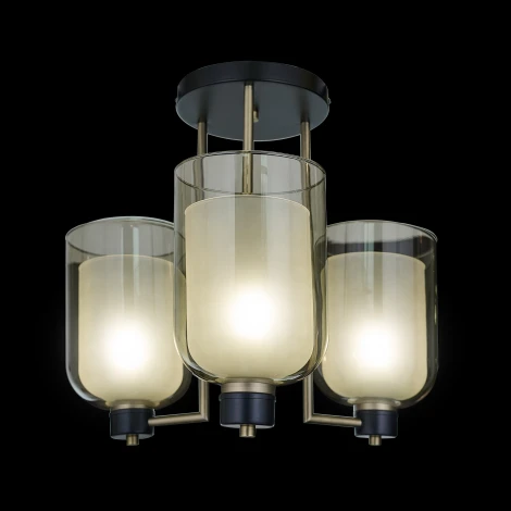 Потолочная люстра на штанге 33 Идеи CHN900.03.AMB17.ABL-M01GC (220V)