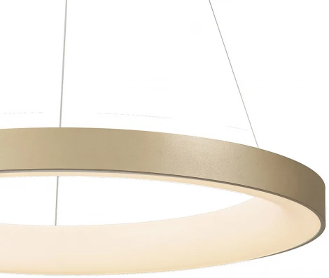 Подвесной светильник светодиодный с пультом и регулировкой цветовой температуры Niseko 7756 (220V, на тросе, кольцо)