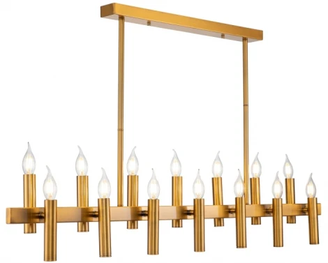 Потолочная люстра большая на штанге Leonardo 2156/05/14PL Stilfort (220V, свеча)