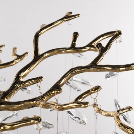 Потолочная люстра хрустальная на штанге Arte Milano Milano-1 23111.1200.18.E14.B GB (220V)