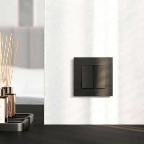 Рамка на 1 пост (черный алюминий) Werkel W0013508 (a066329)