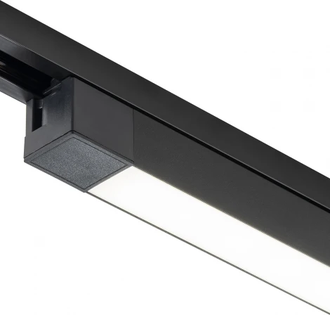 Трековый светильник однофазный Escada 20001 20001TRU/01LED SBK 20Вт, металл/акрил, черный матовый (220V)