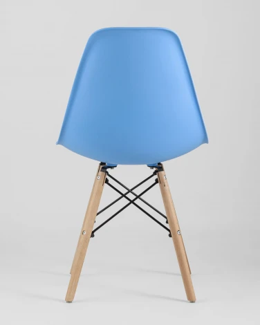 Стул Stool Group Eames Style DSW голубой x4 (разборный каркас) арт.УТ000037603
