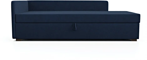Диван-кровать Arsko Велес Угол левый велюр синий