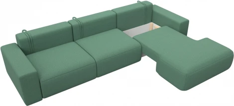 Диван угловой Лига-036 НПБ Классик Лонг правый угол Лига Диванов (Рогожка) арт.124679