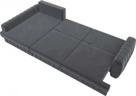 Диван угловой Лига-057 НПБ Лонг угол левый Лига Диванов (Велюр) арт.129300L