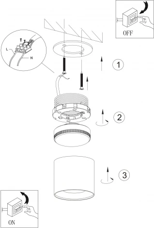 Точечный светильник ЭРА OL8 GX53 WH (220V)