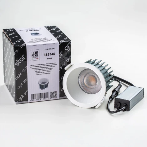 Встраиваемый светильник светодиодный Lightstar Ciclone 385346 (220V, круглые, IP44)