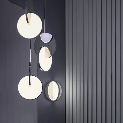 Подвесной светильник Eclisso L41002.32 (LED, 220V, хрусталь, на проводе, круглые)