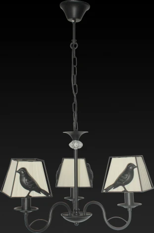 Подвесная люстра Toplight Donna TL7510D-03BL (220V, на цепи, птички)