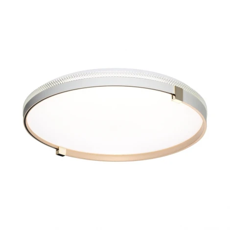 Настенно-потолочный светильник Sonex Olidi White 7646/ELN пластик/золотой LED 76Вт 3000/4000/6000К D490 IP43