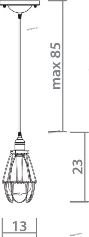 Подвесной светильник Divinare Corsetto 2247/03 SP-1 (220V, на проводе, цветы)
