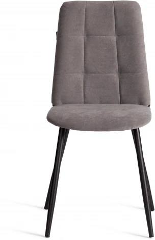 Стул обеденный Asti Tetchair (Флок/Серый,Черный) арт.24807