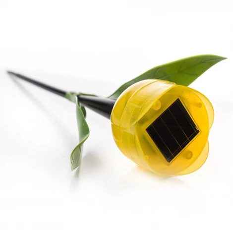 Грунтовый светильник на солнечной батарее Uniel USL-C-452/PT305 YELLOW TULIP (LED, цветы)