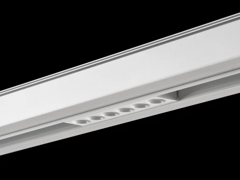 Трековый светильник низковольтный светодиодный белый, 6Вт 48V Lumker SY-LINK-110-WH-6-NW