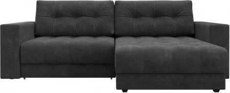 Диван угловой с декором Лига-049 НПБ Лига Диванов (Велюр) арт.128462