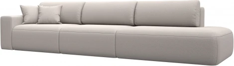 Диван прямой Лига-036 НПБ Модерн Лонг подлокотник слева Лига Диванов (Замша) арт.127702L