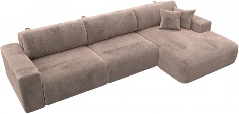 Диван угловой Лига-036 НПБ Классик Лонг правый угол Лига Диванов (Велюр) арт.127795