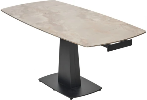 Стол M-City BALDE 120 GLOSS AMBER JADE SOLID CERAMIC / BLACK