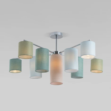 Ппотолочная люстра на штанге Eurosvet Pastel 60151 хром