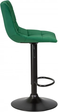 Стул барный DOBRIN TAILOR BLACK (зеленый велюр (MJ9-88)) 5017_BlackBase-LM BLACK, цвет сиденья зеленый (MJ9-88), основания черный