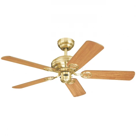 Вентилятор потолочный Westinghouse Design-Combine, 5 лопастей, золото, вишня и орех