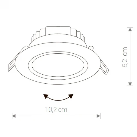 Встраиваемый точечный светильник Nowodvorski Eol Led 8988