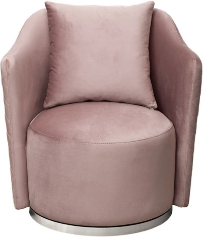 Кресло Garda Decor VERONA-Colt007 (Пыльно-розовый)