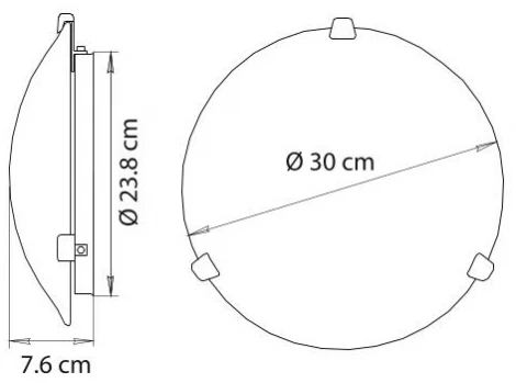 Настенно-потолочный светильник Arte Lamp Plain A3720PL-2CC (220V)