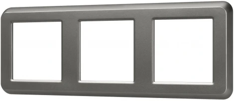 Рамка пластиковая FRM-VERSA-PL-3-GR (Arlight) 043785