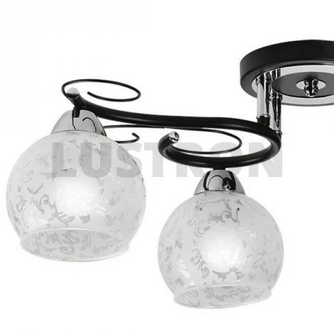 Потолочная люстра IDLamp Carmela 234/4PF-Blackchrome