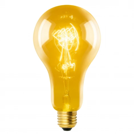 Лампочка накаливания груша желтая E27 60W Uniel IL-V-A95-60/GOLDEN/E27 SW01