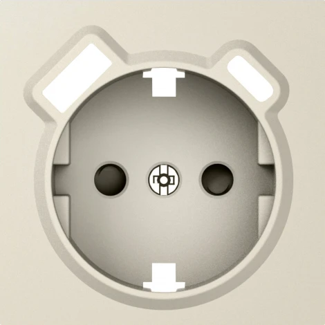 Накладка для розетки Schuko с зарядным устройством USB A+C, со шторками 16A 250В, матовый кашемир Donel A07 DE22935