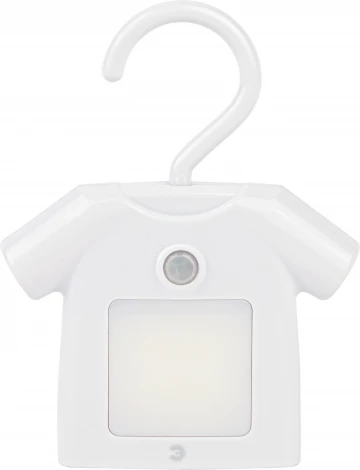 Ночник светодиодный с датчиком движения на батарейках ЭРА NLED-486-1W-MS-W